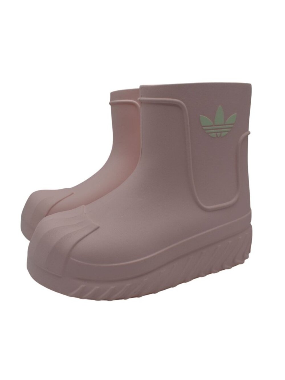 Adidas Women Size 8.5 Adifom Superstar‎ Light Pink Rain Garden Slip On Boots
